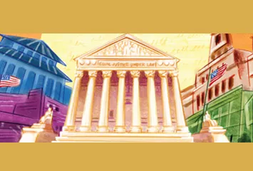 Supreme Court landmarks cases are available here. A concept drawing of the United States Supreme Court.