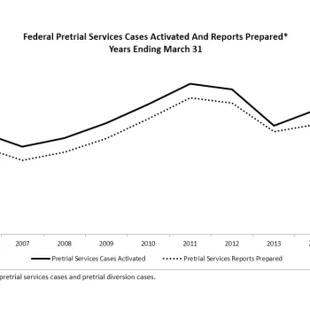 Federal Pretrial Services Cases Activated And Reports Prepared