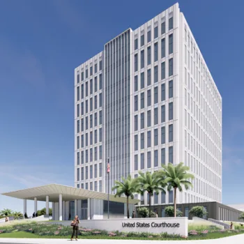 Rendering of the Fort Lauderdale U.S. Courthouse