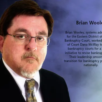 Brian Wooley, systems administrator for the Eastern District of Missouri Bankruptcy Court.