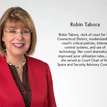 Robin Tabora, clerk of court for the Connecticut District.