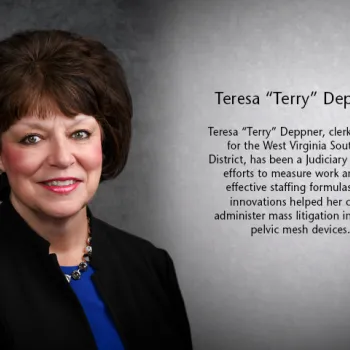 Teresa “Terry” Deppner, clerk of court for the West Virginia Southern District.