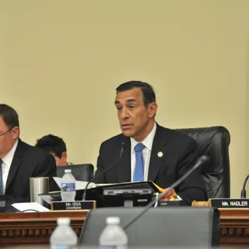 Subcommittee chair, Rep. Darrell Issa (R-CA), questions AO Director James C. Duff.