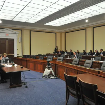 U.S. House of Representatives hearing room.