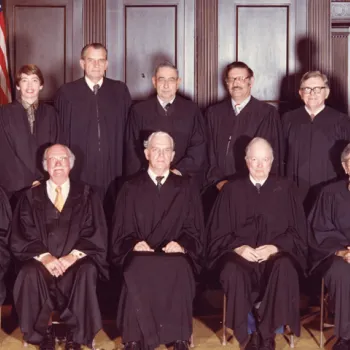 Image: Judge King with her 5th circuit colleagues after a reorganization in 1981.