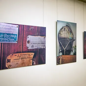 Image of art displayed at the District Court for the Western District of Pennsylvania.