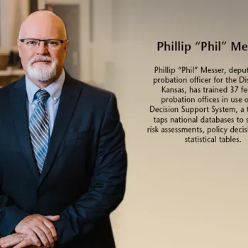 Phillip “Phil” Messer, deputy chief probation officer for the District of Kansas. 