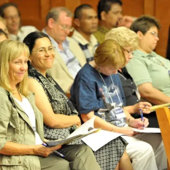 Teachers leave with the insights, information, and resources they need to conduct the program for students at their local federal courthouses.