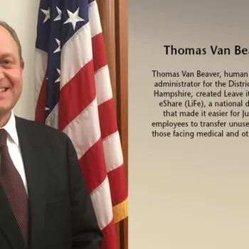 Thomas Van Beaver, human resources administrator for the District of New Hampshire.