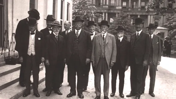 Historical photo of the Judicial Conference from 1923