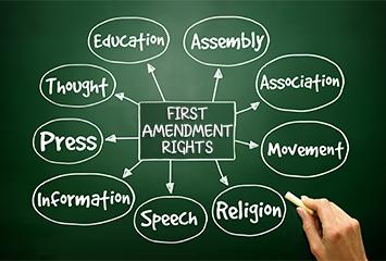 Supreme court cases clearance involving the 1st amendment