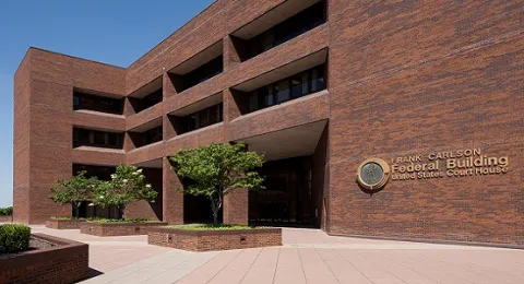 Frank Carlson Federal Building and Courthouse in Topeka, Kansas.