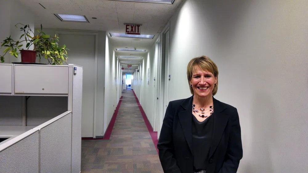 Jeanne Walsh, Chief U.S. Probation Officer for the Northern District of Illinois, said her current office layout, with long halls and private offices, no longer suits a downsized staff that spends many hours in the field.